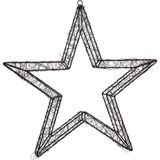 Home & Styling Collection kerstster met verlichting - warm wit (56 cm)