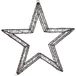 Home & Styling Collection kerstster met verlichting - warm wit (56 cm)