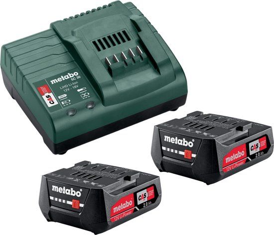 Metabo Accu Starterset 12V 2.0Ah (2st) - 685300000