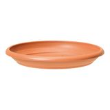 Scheurich Linda, onderzetter van kunststof, kleur: terracotta, 63 cm diameter, 8,8 cm hoog