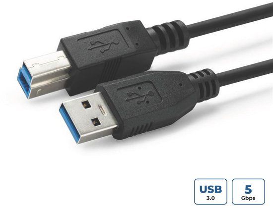 Microconnect USB 3.0 A Male to USB 3.0 A Male Cable - 2m - Black
