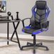 Fauteuil de jeu ergonomique, en similicuir, avec réglage de la hauteur et fonction pivotante