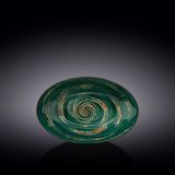 Wilmax - Rond Diep Bord - 25 cm - Porselein - Groen