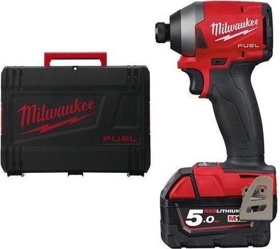 Milwaukee M18 FID2-502X 18V Li-Ion accu slagschroevendraaier set 2x 5.0Ah accu in HD Box - koolborstelloos