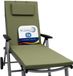 Beautissu Loft RL Ligbed Kussen Set 2x 200x60x5 cm Olijfgroen