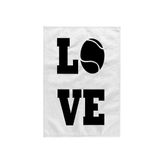 3dRose Love Tennis handdoek, meerkleurig, 38,1 x 55,9 cm
