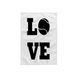 3dRose Love Tennis handdoek, meerkleurig, 38,1 x 55,9 cm