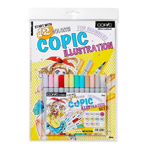 Copic Ciao 12 Set inclusief Book, No, n