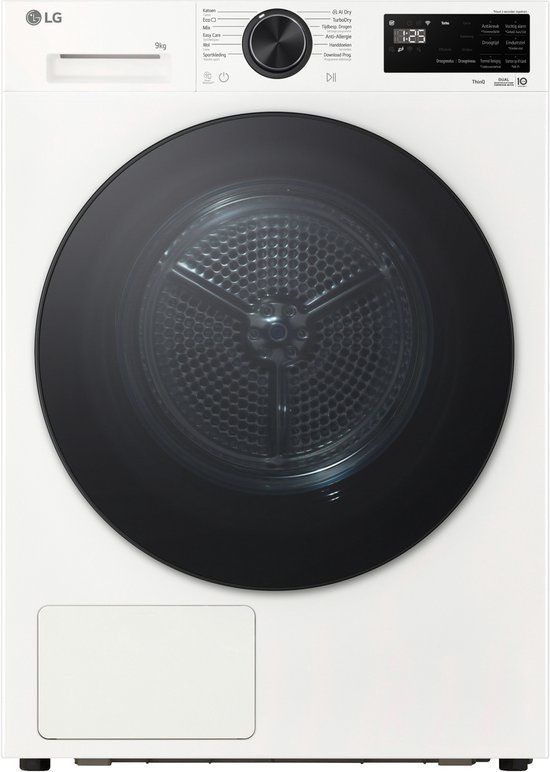 LG RHX5009TWB Warmtepompdroger 9 kg | Dual Inverter | Sensor Dry | Zelfreinigend | ThinQ