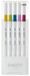 Uni Emott No.8 markeerstift 5 stuk(s) Blauw, Groen, Paars, Rood, Geel