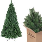 SALCAR 240 cm Kunstkerstboom - Nordmann-spar - PVC-kerstboom met 1680 groene Takken, Ø 133 cm