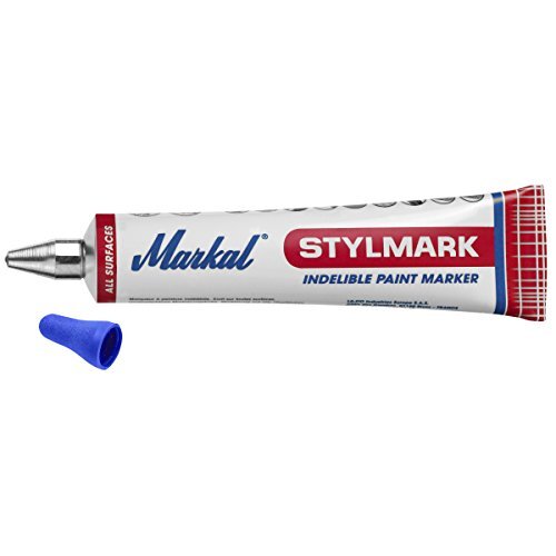 Markal 96657 Stylmark Marker, kant balpen 3 mm van staal, blauw