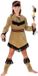 Robe indienne pour filles - Marron - Taille 104/110