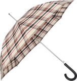 doppler Paraplu Carbonsteel Long AC Karo Beige