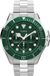 Timex Harborside Coast Multifunction Quartz Analoog Horloge Zilverkleurig En Groen Kast Gemaakt Van 100% Roestvrij Staal En Een Armband Van 100% Roestvrij Staal 43 TW2Y33200AJ, TW2Y33300AJ