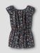 NAME IT Meisjes Playsuit NKFVINAYA SS PLAYSUIT FFFFF NOOS - Maat 164 - Gebloemd - Dark Sapphire