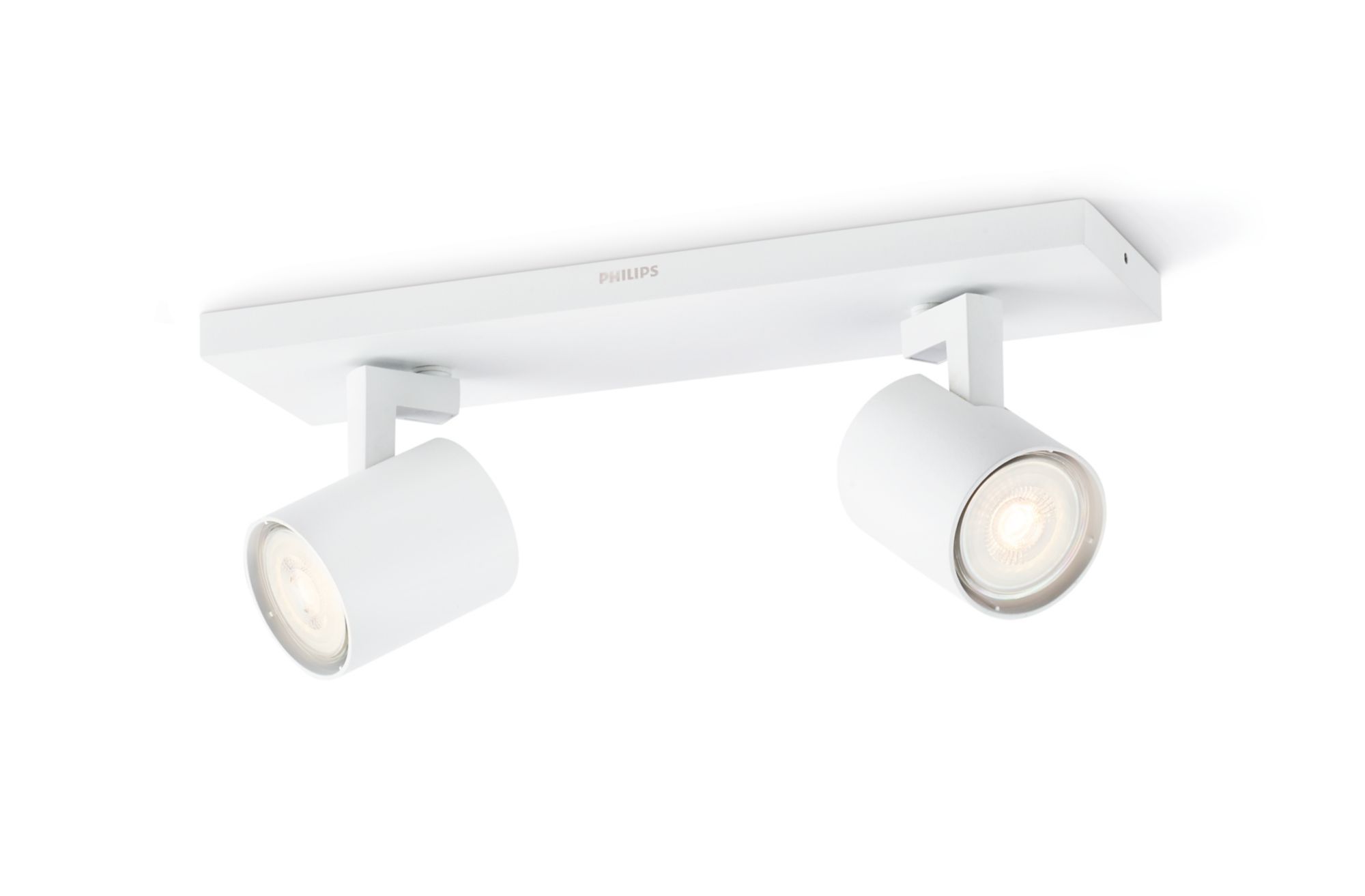 Philips myLiving LED Spot - GU10 - 7W - White - Dimmable - Warm White