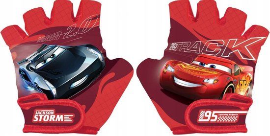 Disney Cars Fietshandschoenen Jongens Rood Maat S - Winddicht