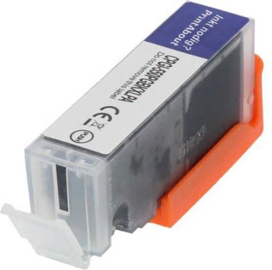 PrintAbout Huismerk PGI-550PGBK Zwart Inktcartridge