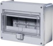 F-Tronic 7240052 KV10WDKE Distributiekast Opbouw (op muur) Aantal groepen: 10 Aantal rijen: 1 Inhoud: 1 stuk(s)