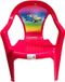 Chaise en plastique rouge