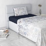 Italian Bed Linen Fashion beddengoedset Made in Italy, microvezel, Travel Life, eenpersoonsbed