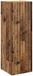 vidaXL Wandgemonteerde Badkamerkast Oud hout 33 x 34,5 x 60 cm