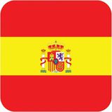 Bellatio Decorations 60x Bierviltjes Spaanse vlag vierkant
