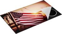 Chefcare Inductie Beschermer Amerikaanse Vlag - 90x55 cm - Inductie Mat