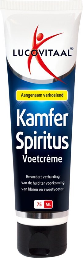 Lucovitaal Voetcrème Kamfer Spiritus 75 ml