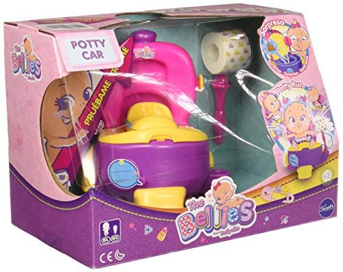 The Bellies From Bellyville The Bellies Potty Car, accessoires voor jongens en meisjes vanaf 3 jaar, meerkleurig (Famosa 700015140)