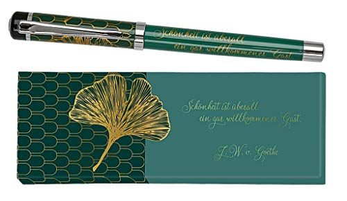 Moses Moses Libri_X Rollerpen Johann Wolfgang van Goethe - Inktpen met Verwisselbare Blauwe Vulling - In Geschenkdoos
