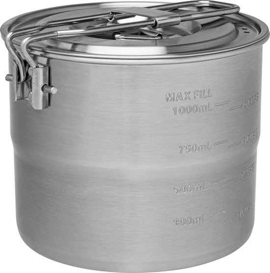 Stanley Stanley The Stainless Steel Cook Set For Two 1,0 L- Camping Cookset - Stainless Steel