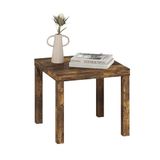 Furinno Classic Homey Vierkante Bijzettafel, Amber Pine