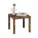 Furinno Classic Homey Vierkante Bijzettafel, Amber Pine