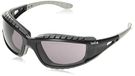 Bolle TRACPSF veiligheidsbril met nylon band, krasbestendig en condensvrij, zwart/rookkleurig