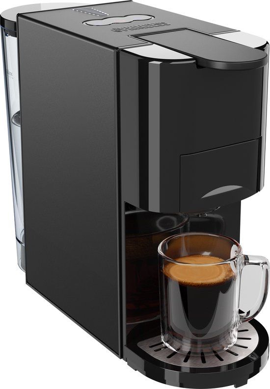 Princess 249454 Multi Capsule Koffiemachine - 4 in 1 - Nespresso & Dolce Gusto Compatible - Black/Silver