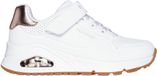 Skechers Uno Gen1 - Shimmer Core - Meisjes Sneakers - Wit