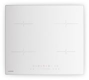 Klarstein Velaire Inductiekookplaat - 4-zone inbouw inductiekookplaat, 7000 W, wit