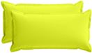 vidaXL Kussensloop 2 stuks Houten Helder Groen 40 x 70 cm Polyester