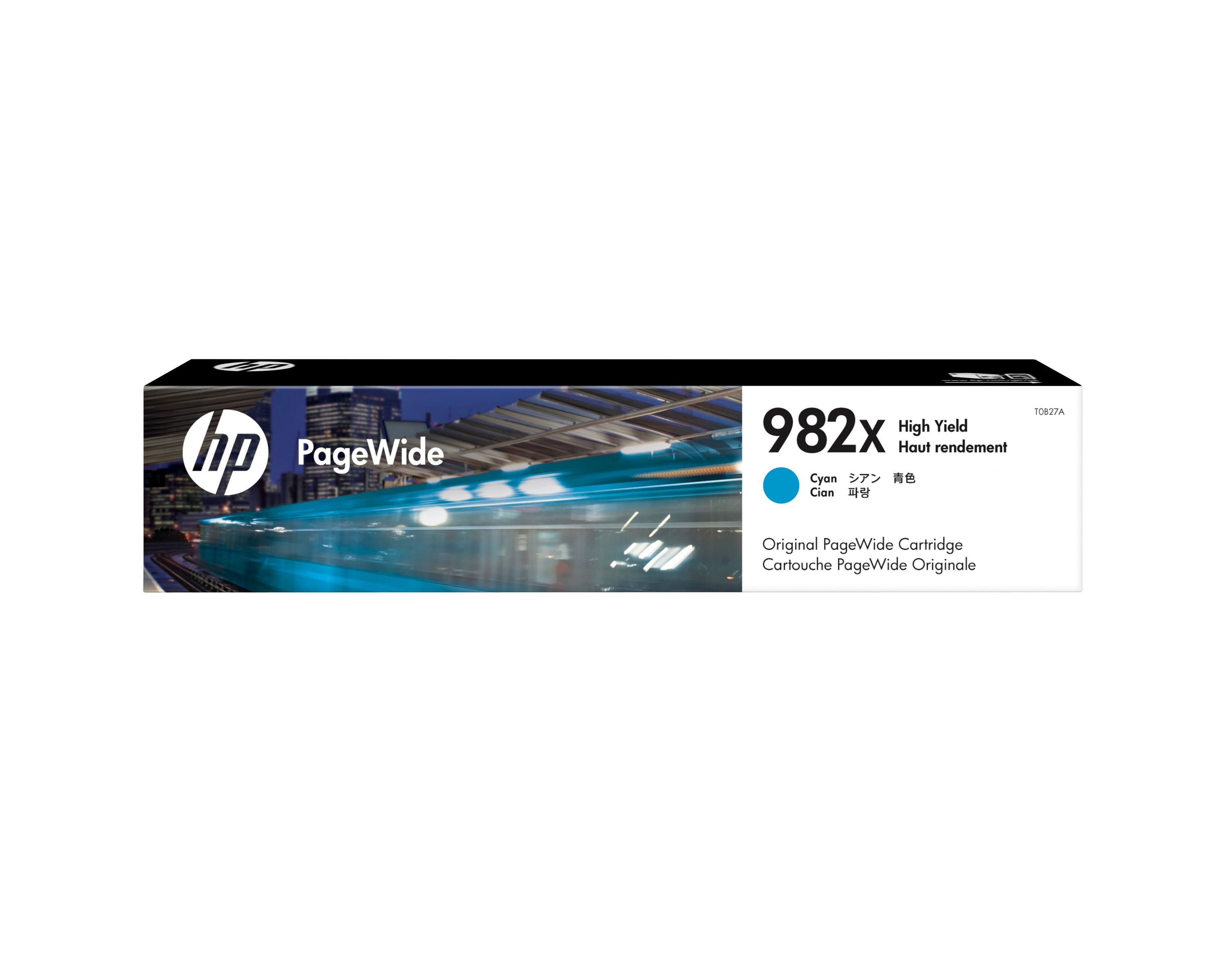 HP 982X Cyaan High Capacity PageWide Cartridge - T0B27A
