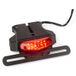 Support de plaque avec feu arrière à Led rouge universel