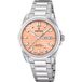 Festina F20073/7 Polshorloge Unisex Zilverkleurig Staal Bruin Saffierglas 10 ATM