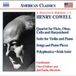 Continuum Continuum - Cowell: Piano Chamber And Vocal Works 1 (CD)