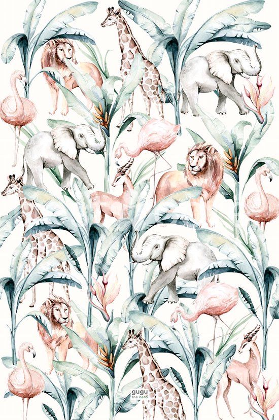 Premium Speelmat Afrikaans leven groot 120x180cm - Veilig Speelkleed voor Kinderen