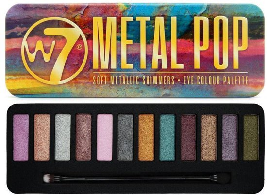 W7 Metallic Pop Eye Colour Palette