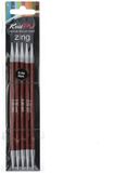 KnitPro K47012 Sokkennaalden, metaal, bruin, 15 cm / 5,5 mm
