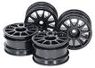 TAMIYA 51665 M-chassis 11-Sp zwart (4) accessoires, velgen, tuning, knutselen, hobby
