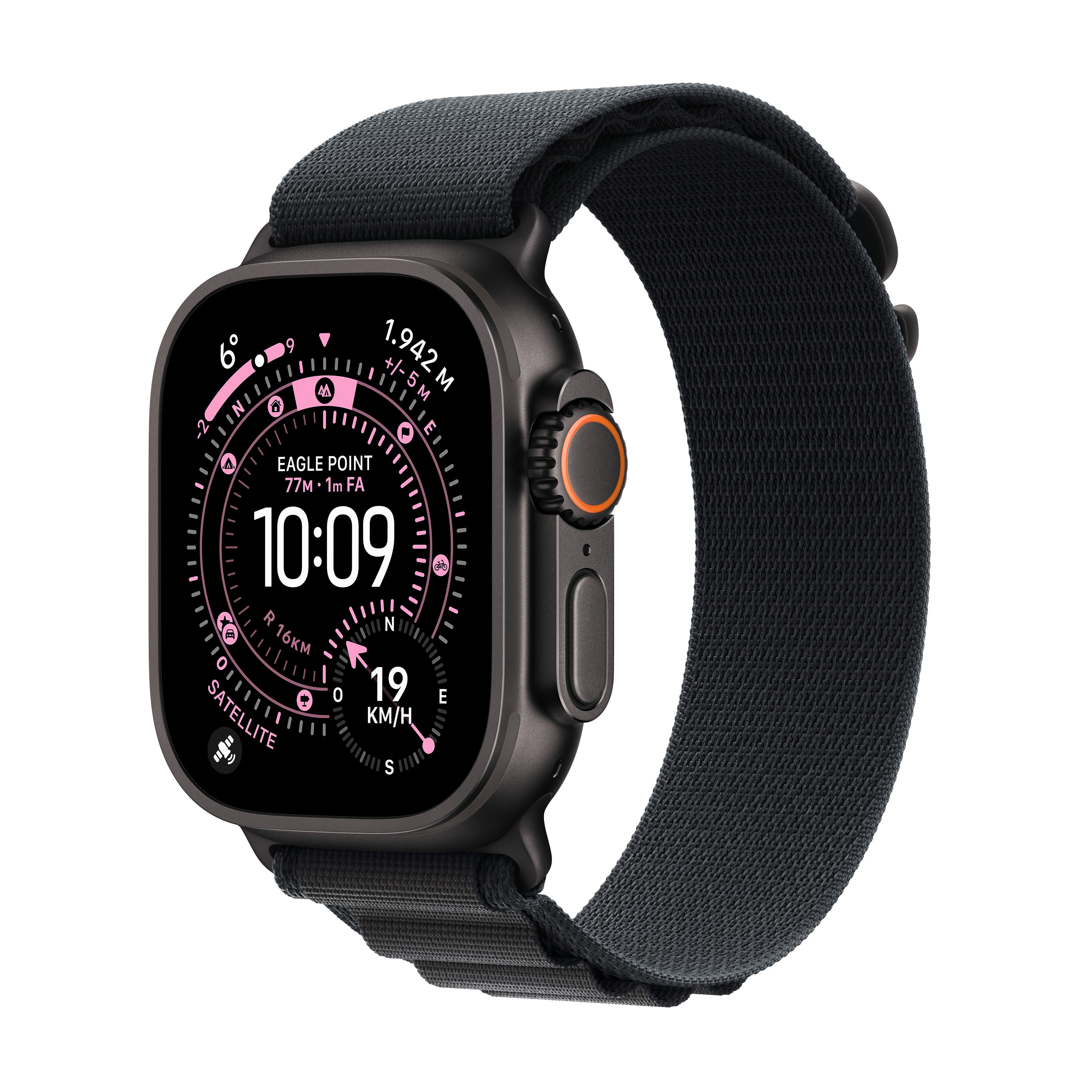Apple Watch Ultra 3 OLED 49 mm Digital Touchscreen 5G Zwart Wifi GPS