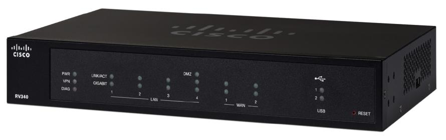 Cisco RV340 Bedrade Router Zwart